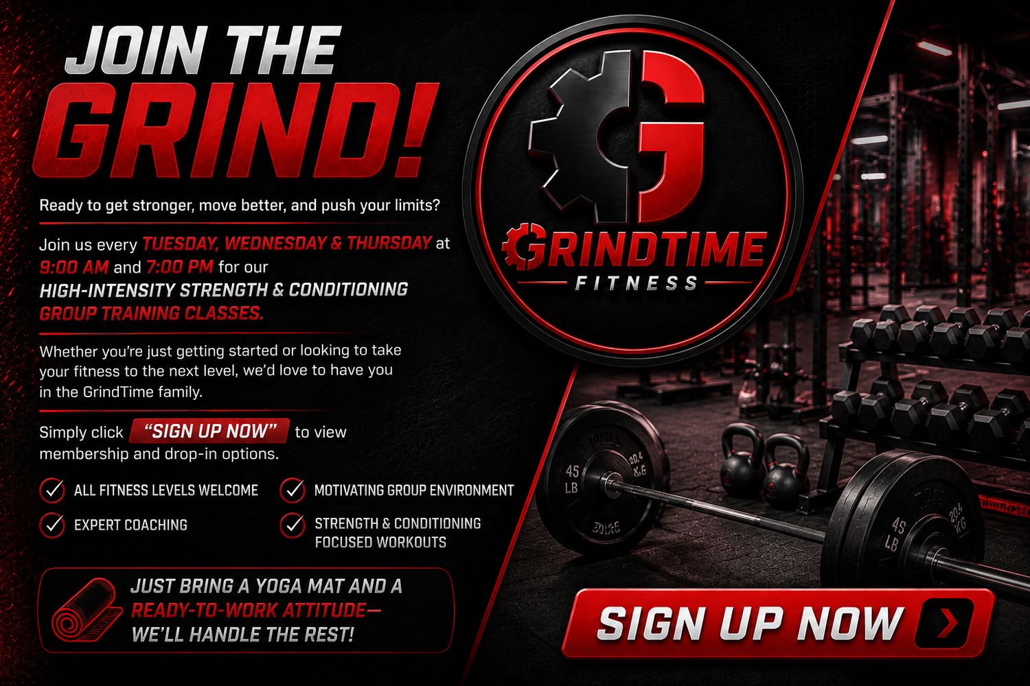 Sign Up Today!